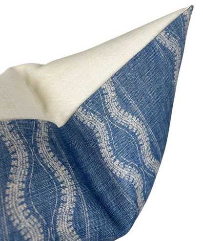 Zanzibar Pillow in Indigo Blue