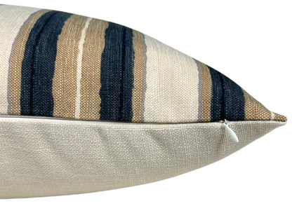 Shoreline Pillow in Pebble, Indoor Outdoor