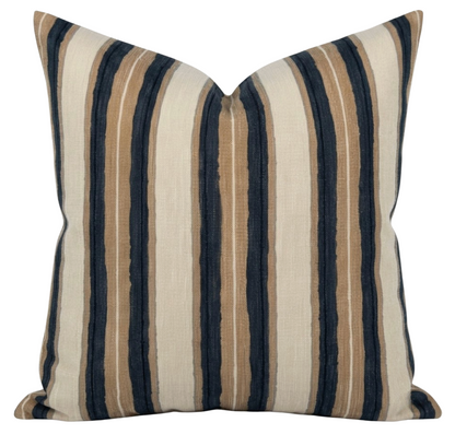 Shoreline Pillow in Pebble, Indoor Outdoor