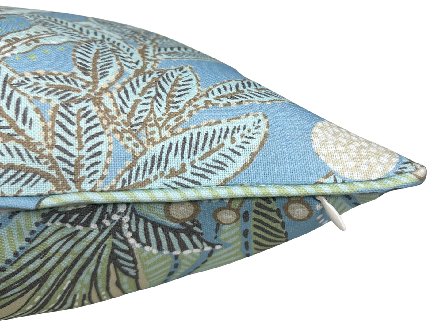 Protea Performance Pillow in Spa Blue