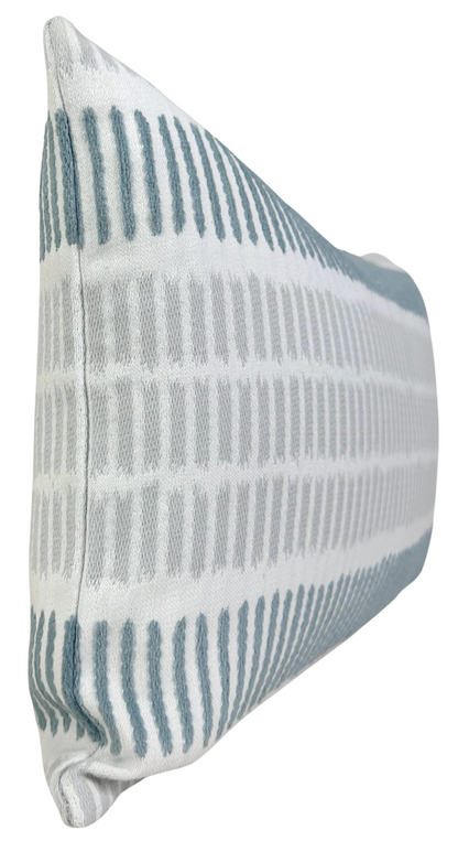 Topsail Pillow in Sterling and Slate