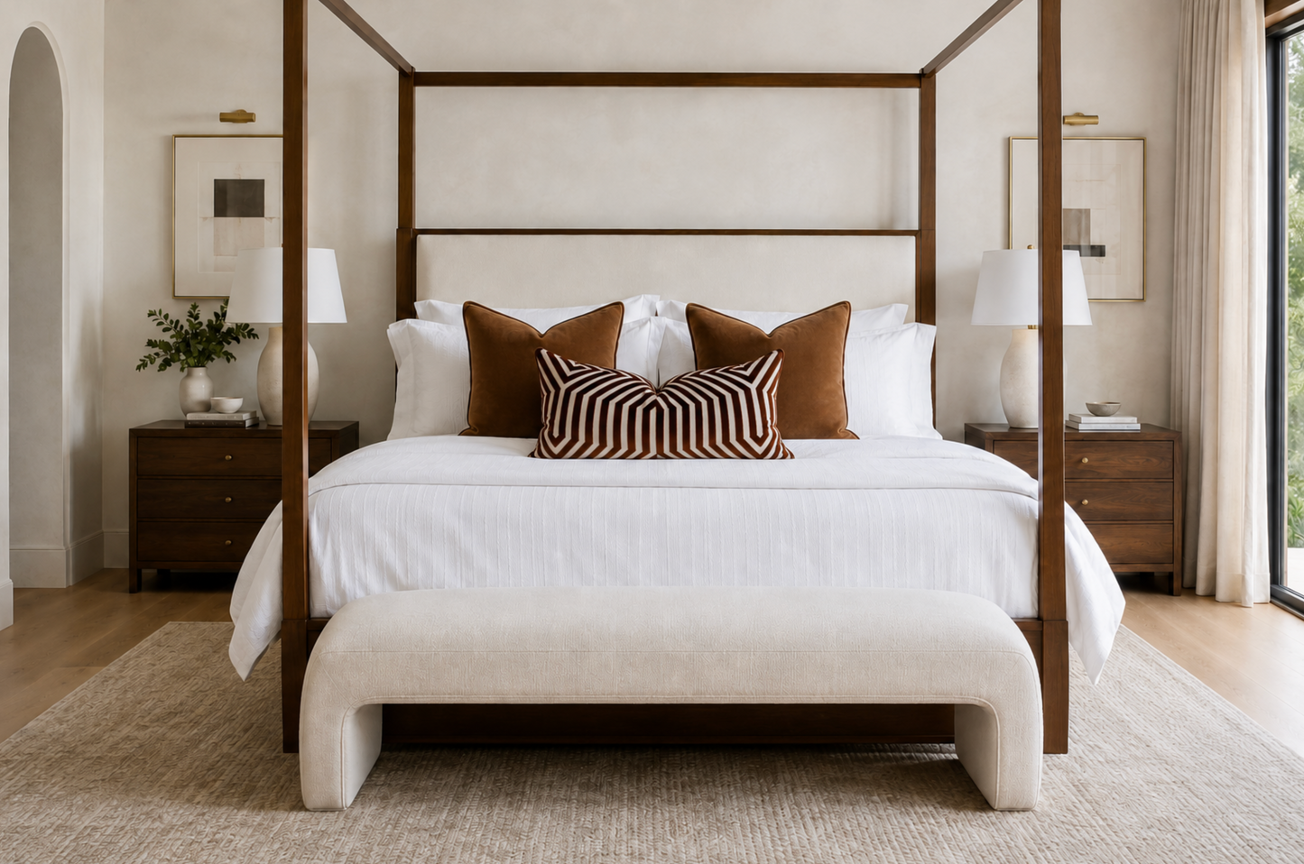 Vanderbilt Pillow in Russet