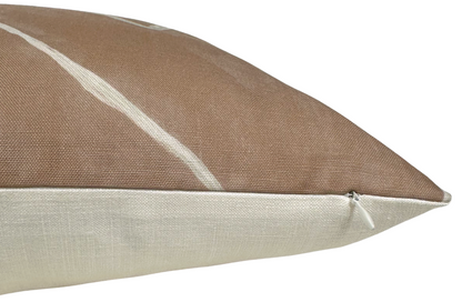 Graffito Pillow in Salmon Cream