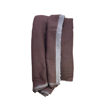 Silk Merino Throw Blanket - Charcoal