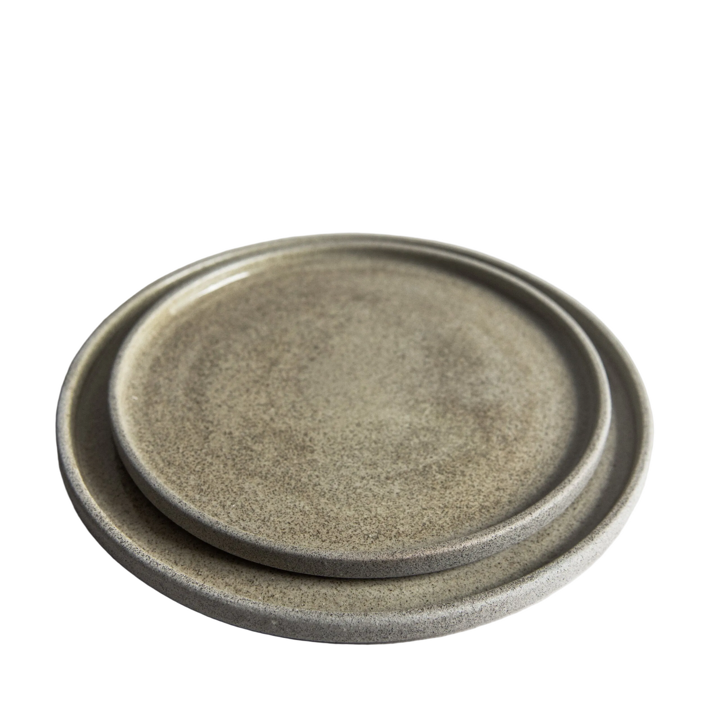 Stoneware Dinner Plates "Concrete"