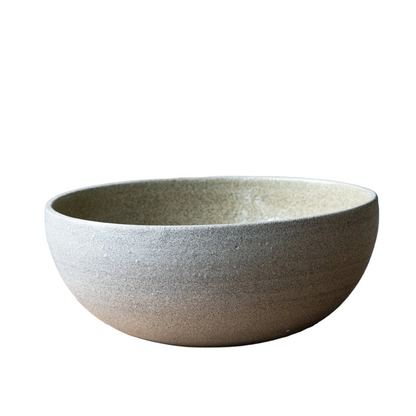 Handmade Stoneware Ramen Bowl "Concrete"