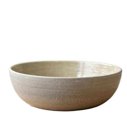 Stoneware Large Fruit Bowl "Concrete"