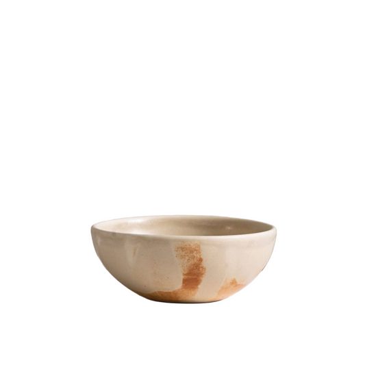 Beige Matte Stoneware Bowl