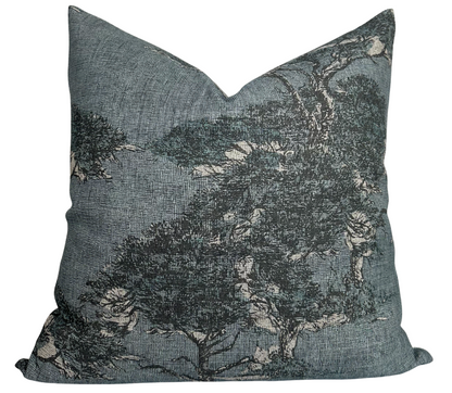 Torrey Pines Pillow in Mineral Blue