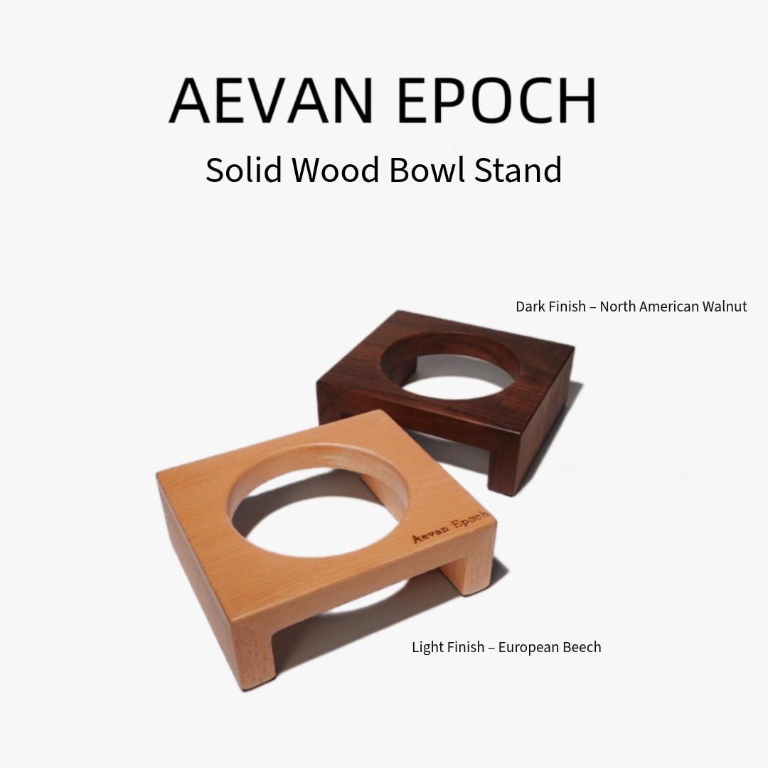 Aevan Epoch Solid Wood Pet Bowl Stands