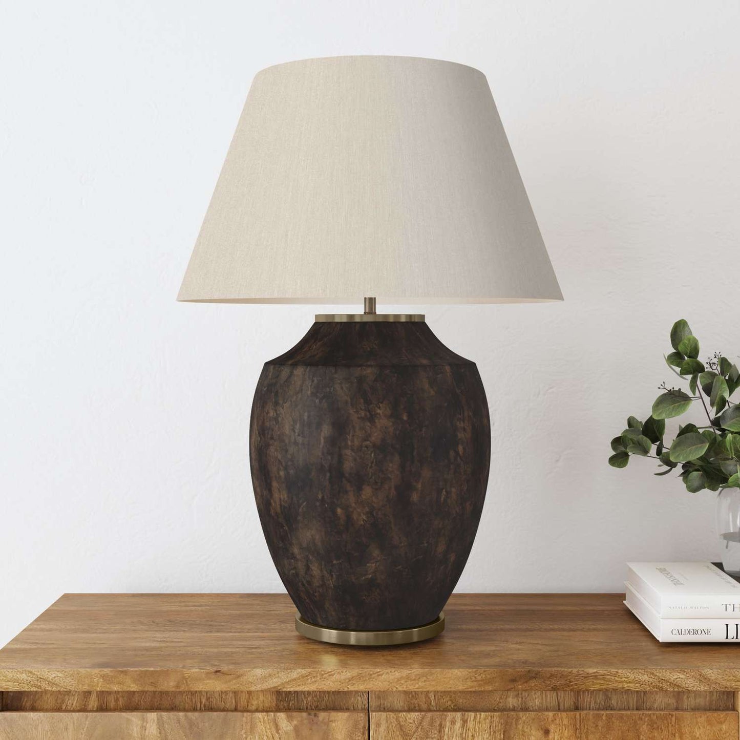 Ashe Table Lamp - Brown - Room Scene
