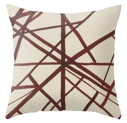 Channels Pillow in Plum