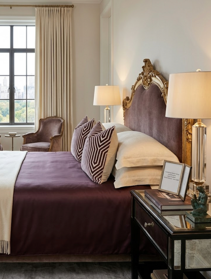 Vanderbilt Velvet Pillow in Lilac