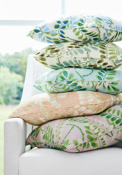 Augusta Pillow in Blue Green