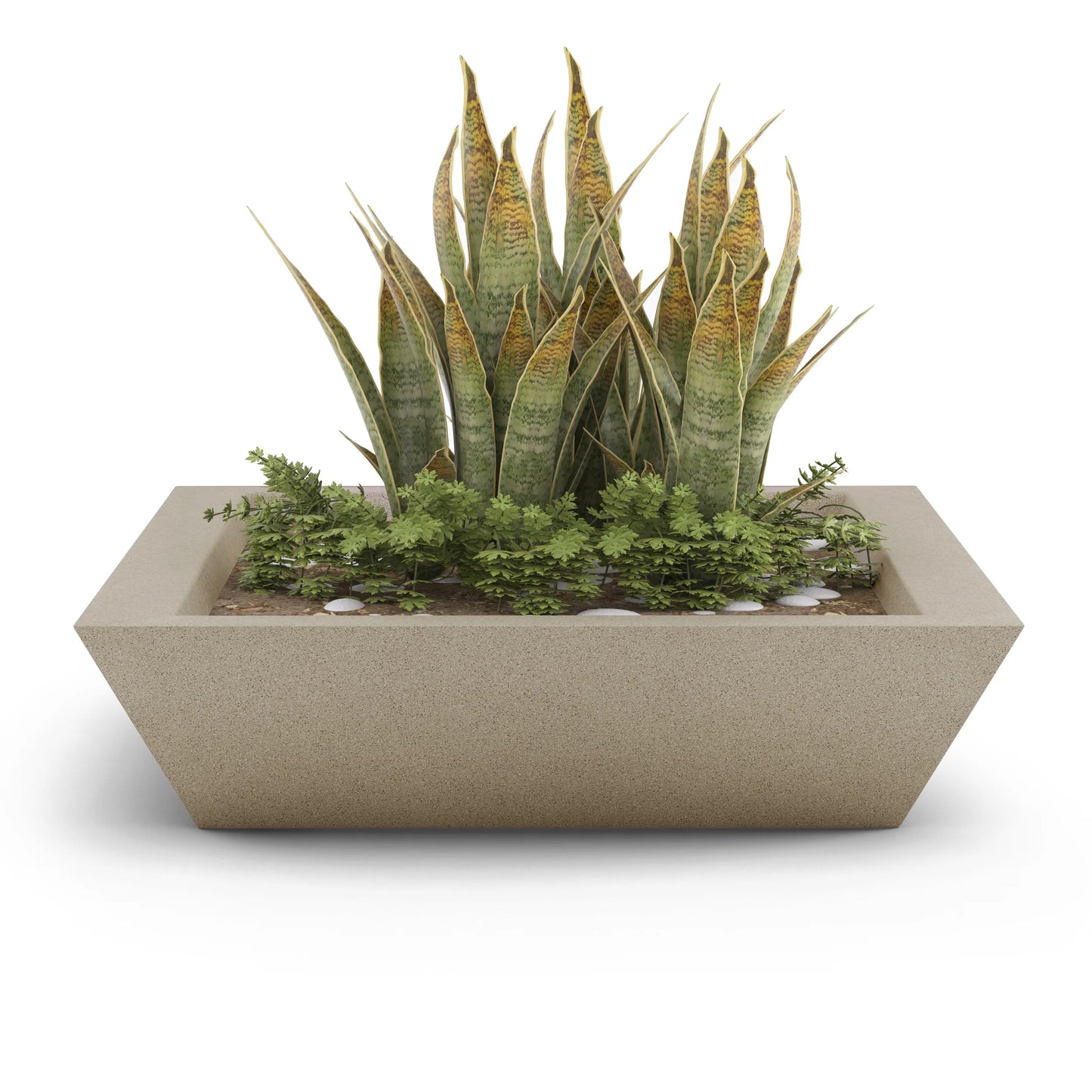 Newport Large Outdoor Shallow Planter