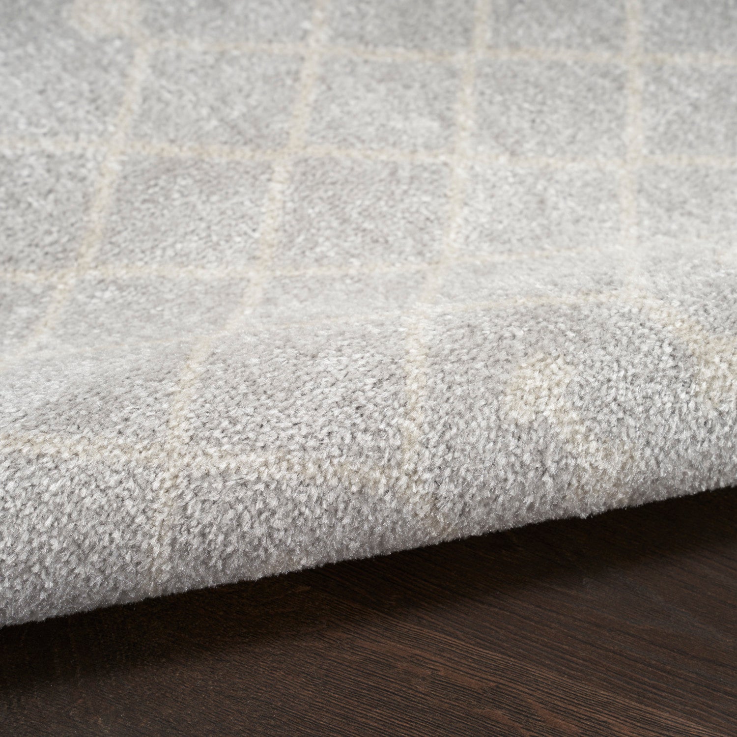 Nourison Astra Grey Pet Friendly Machine Washable Rug - Texture