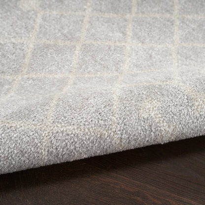 Nourison Astra Grey Pet Friendly Machine Washable Rug - Texture
