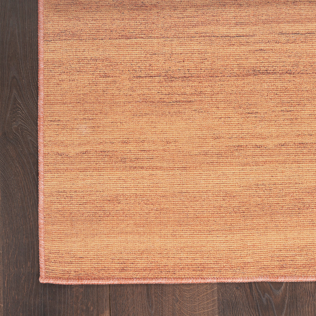 Nourison Essentials Loom Woven Copper Machine Washable Rug - Corner