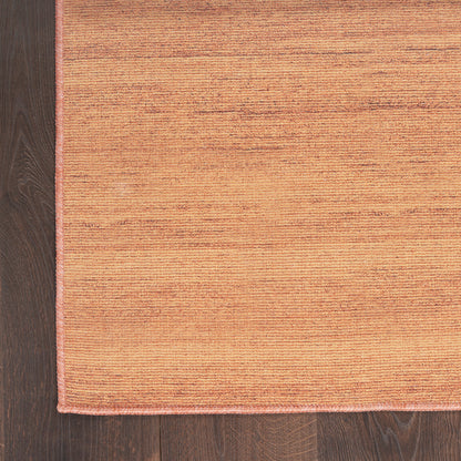 Nourison Essentials Loom Woven Copper Machine Washable Rug - Corner