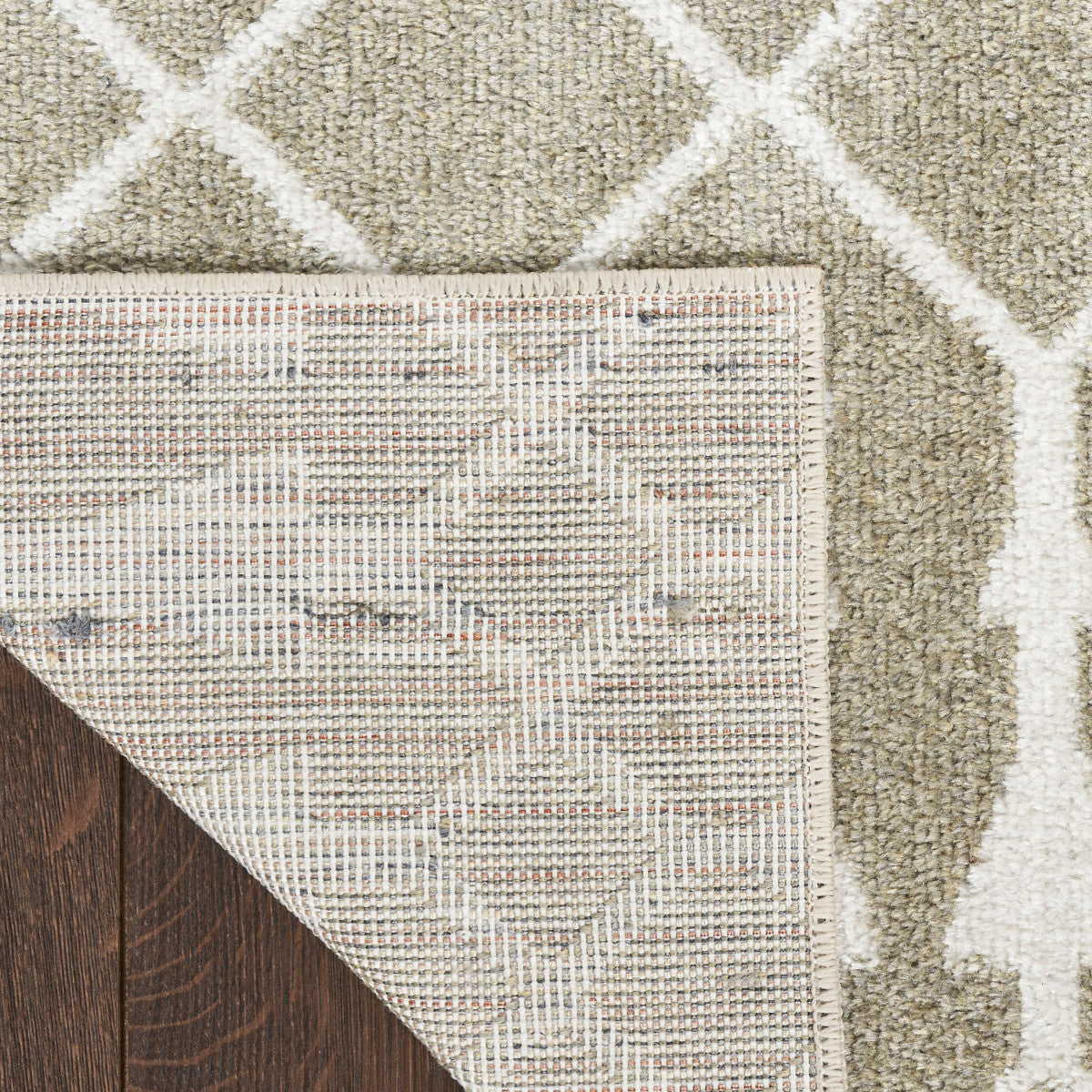 Nourison Astra Sage Pet Friendly Machine Washable Rug - Corner