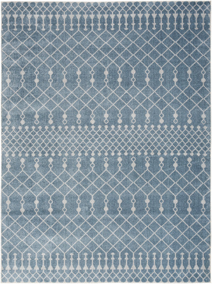 Nourison Astra Blue Pet Friendly Machine Washable Rug - Main