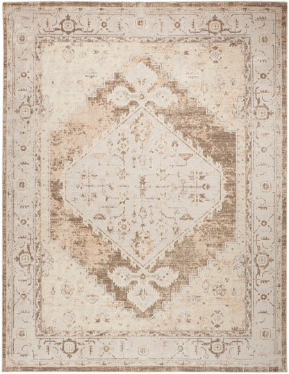 Nourison Astra Beige Pet Friendly Machine Washable Rug - Main