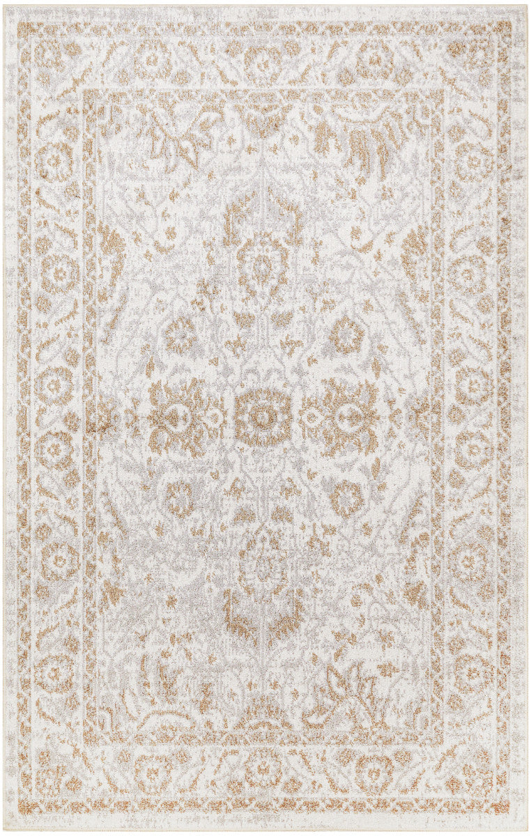 Nourison Astra Grey Pet Friendly Machine Washable Rug - 3'3" x 5'