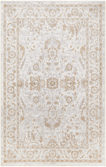 Nourison Astra Grey Pet Friendly Machine Washable Rug - 3'3" x 5'