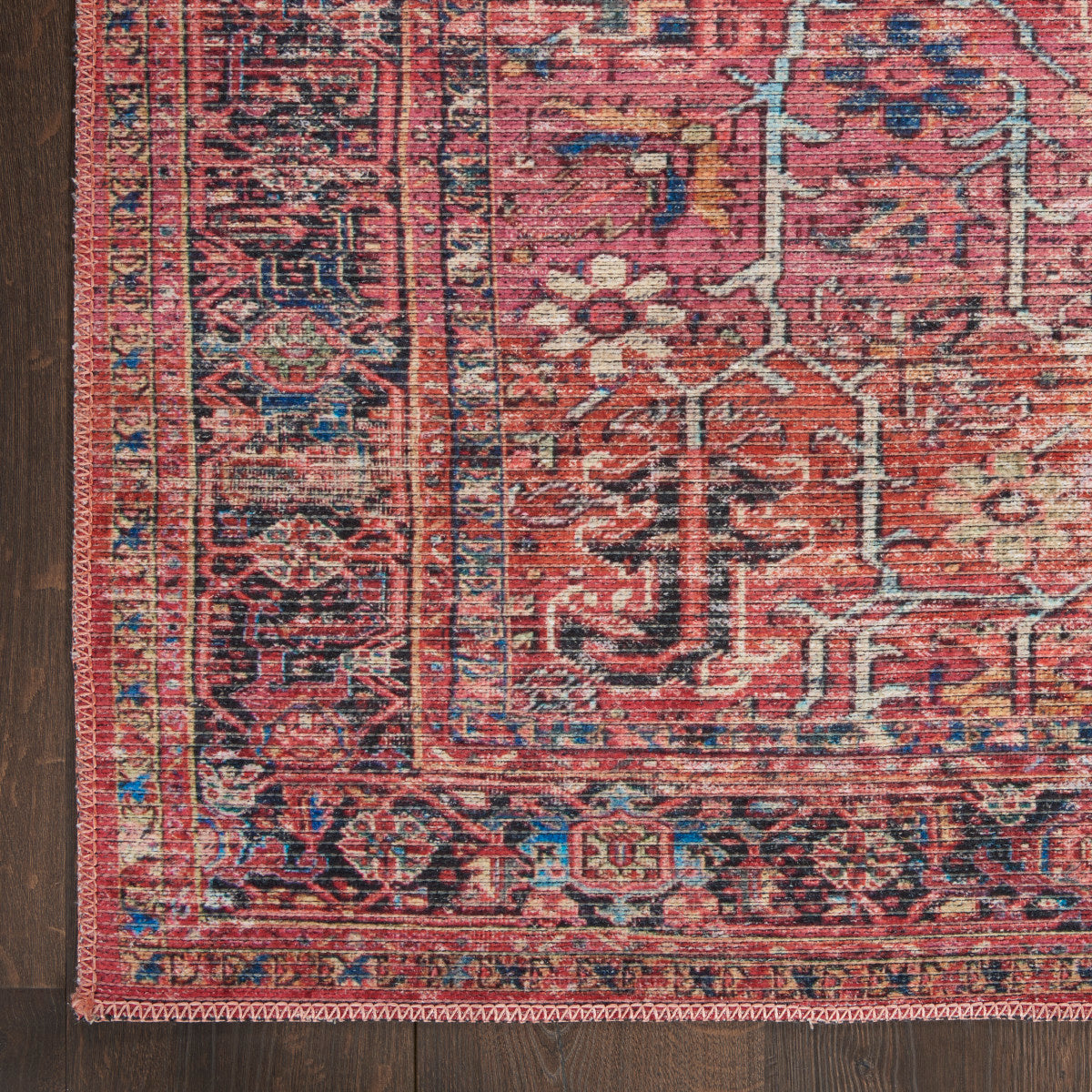 Nourison New Concept Brick Machine Washable Rug - Corner