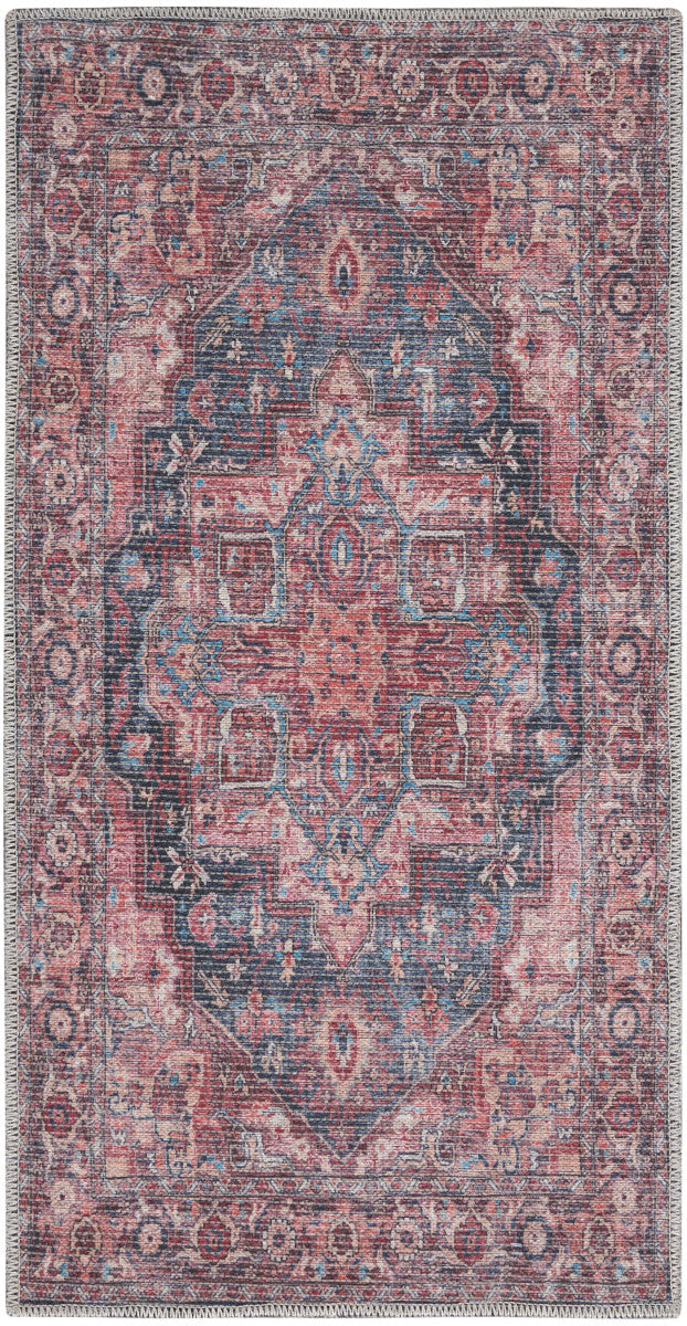 Nourison New Concept Multicolor Machine Washable Rug - 2' x 3'9"