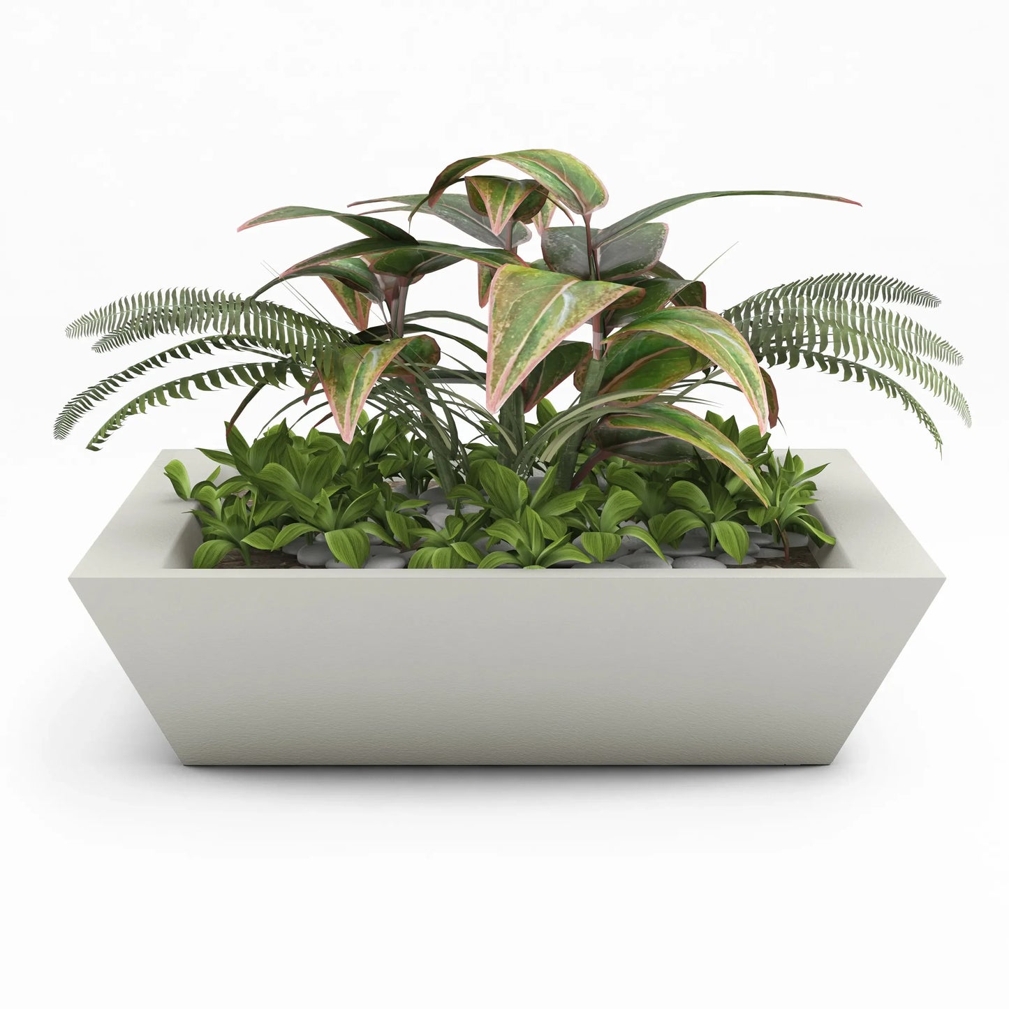 Newport Large Outdoor Shallow Planter
