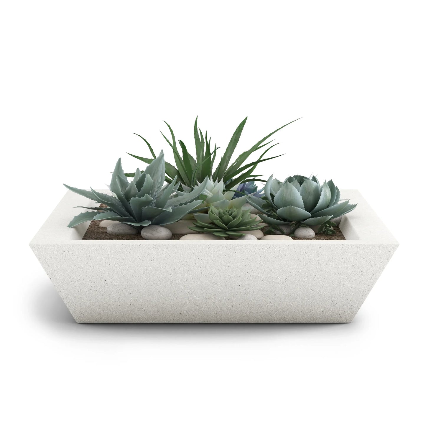 Newport Large Outdoor Shallow Planter