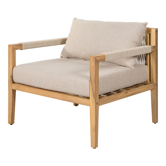 Outdoor Acacia Wood Wide Leisure Chair