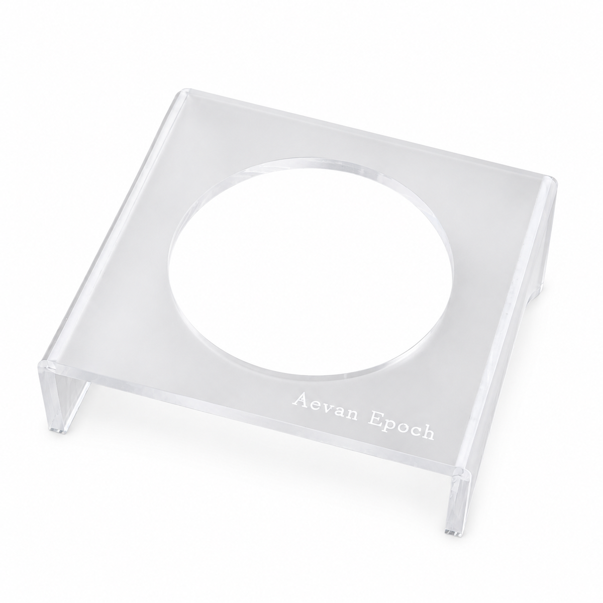 Aevan Epoch Frosted Acrylic Pet Bowl Stand