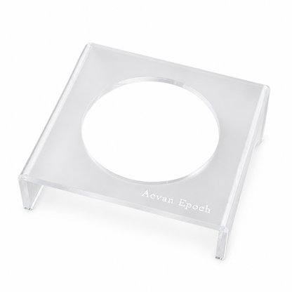 Aevan Epoch Frosted Acrylic Pet Bowl Stand