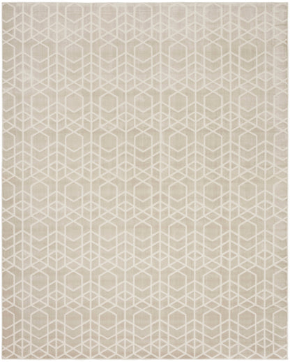 Nourison Charm Silver & Ivory Pet Friendly Machine Washable Rug - Main