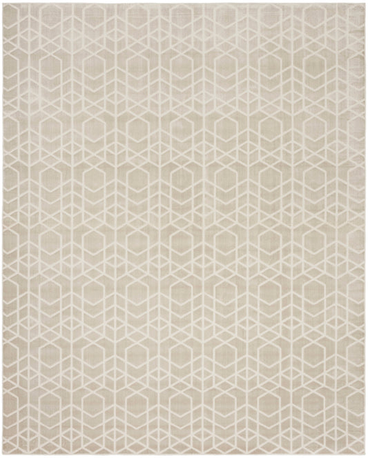 Nourison Charm Silver & Ivory Pet Friendly Machine Washable Rug - Main