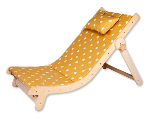 Adjustable Kids Lounge Chair w/ Comfy Pad