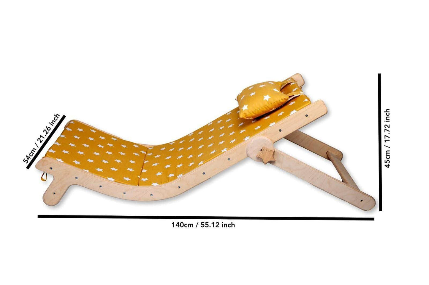 Adjustable Kids Lounge Chair w/ Comfy Pad