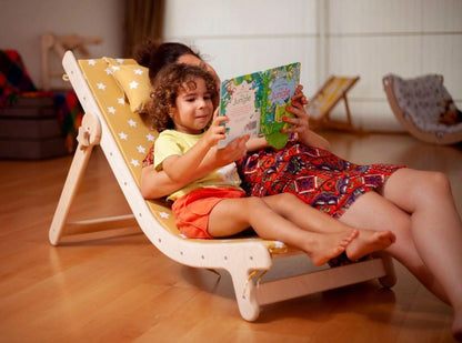 Adjustable Kids Lounge Chair w/ Comfy Pad