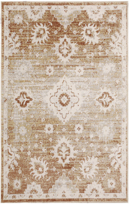 Nourison Astra Copper Pet Friendly Machine Washable Rug - 3'3" x 5'