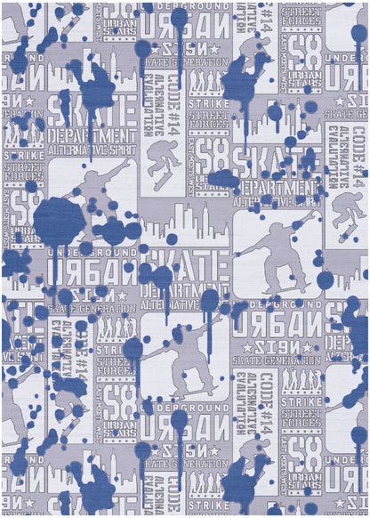 Nourison Imagination Blue Machine Washable Rug - 5' x 7'