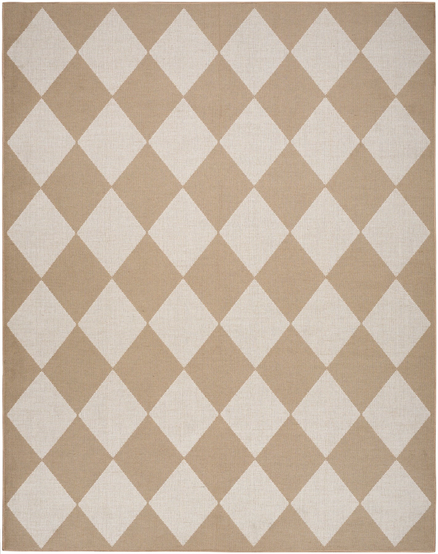 Nourison Modern Jute Natural & Ivory Machine Washable Rug - Main
