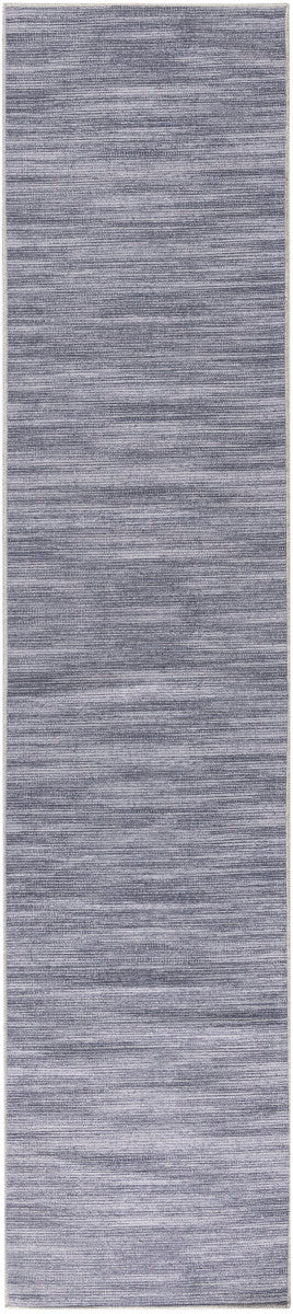 Nourison Grey Machine Washable Rug - 2'2" x 8'