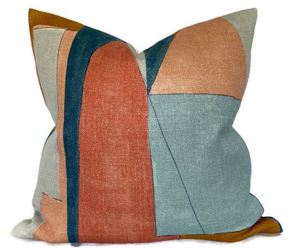 District Pillow in Apricot