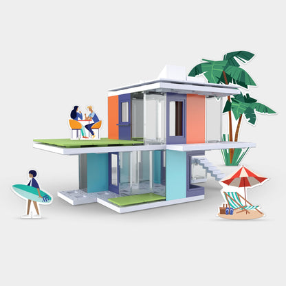 Bundle kit with Arckit GO Eco and Coastal Living Architectural Model Kits