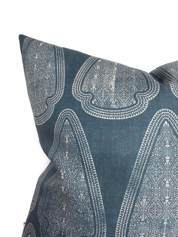 Artemis Pillow in Lake Blue
