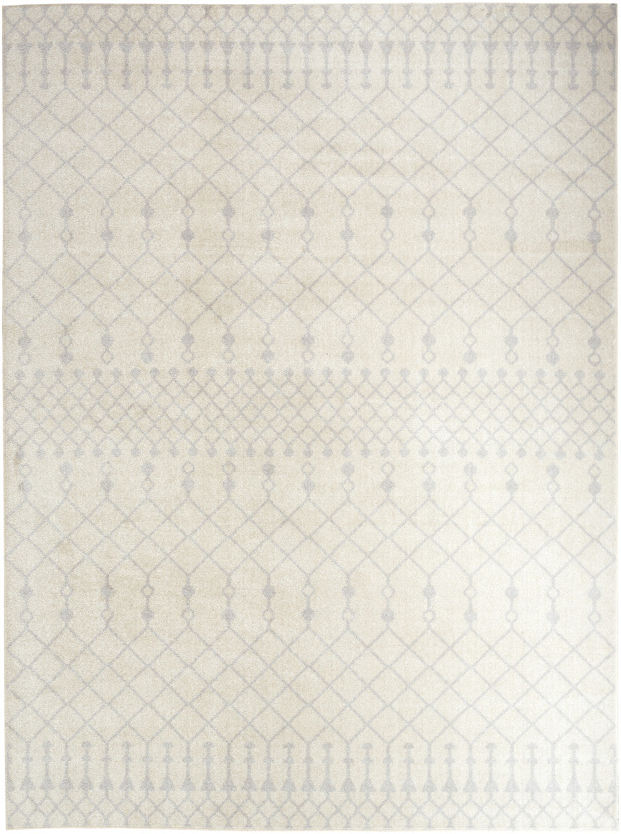 Nourison Astra Ivory Pet Friendly Machine Washable Rug - 5'3" x 7'