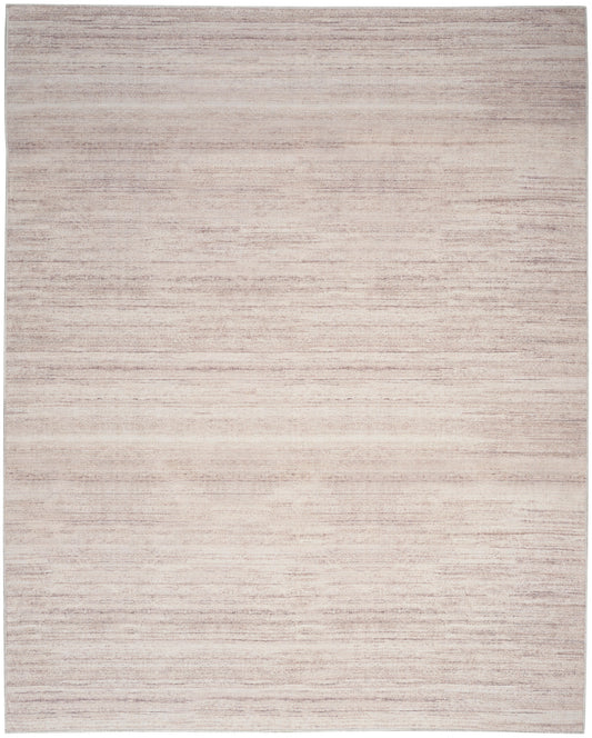Nourison Essentials Loom Woven Ivory & Mocha Machine Washable Rug - Main