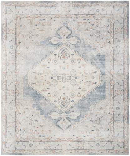 Nourison Astra Light Blue Pet Friendly Machine Washable Rug - Main